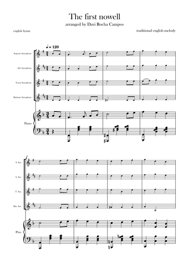 The First nowell (arr. Davi Rocha Campos)