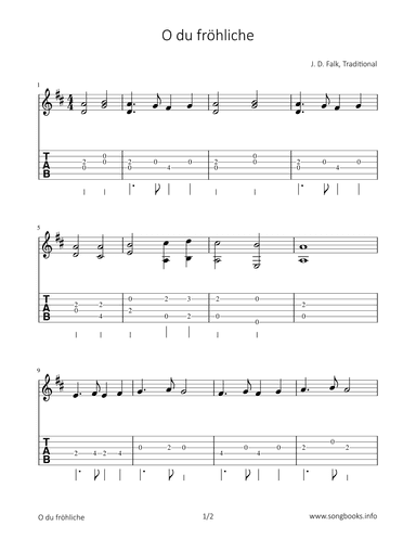 O du fröhliche (arr. Bettina Schipp)