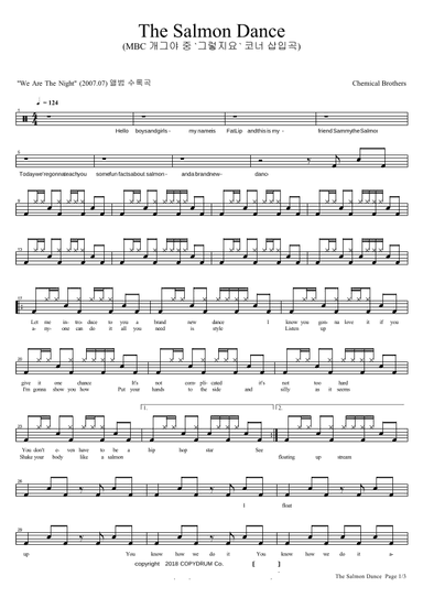 The Salmon Dance (arr. COPYDRUM)