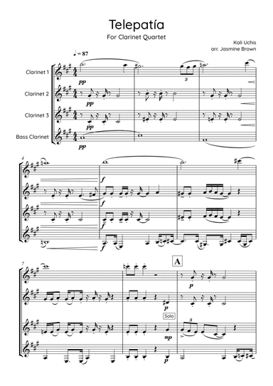 Telepatia (arr. Jasmine Brown)