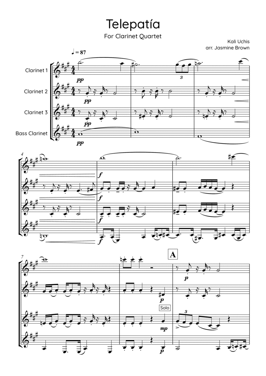 Telepatia (arr. Jasmine Brown)