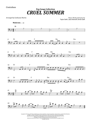 Cruel Summer (arr. Guillaume Martin)