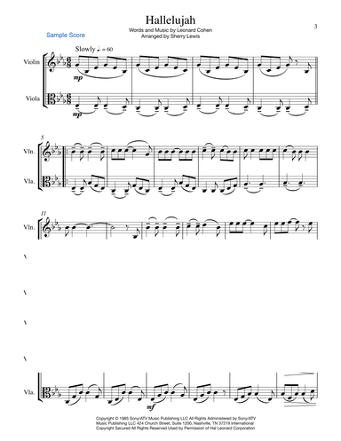 Hallelujah (arr. Sherry Lewis)