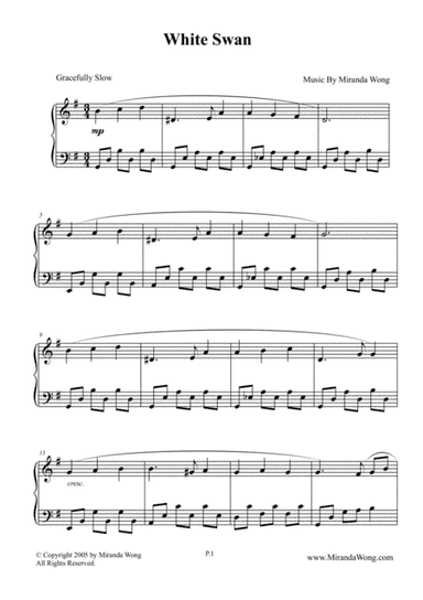 White Swan - Wedding Piano Music by Miranda Wong