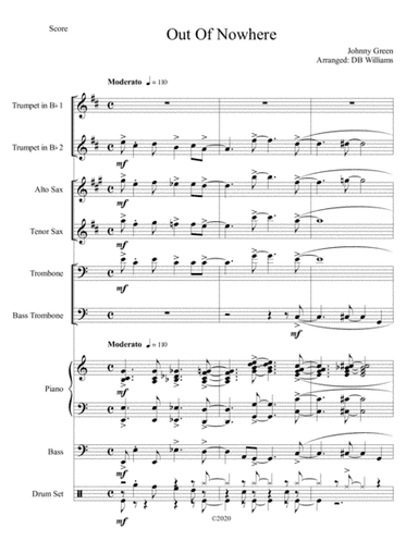 Out Of Nowhere (arr. DB Williams)