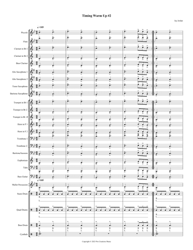 Timing Warm Up #2 for Band