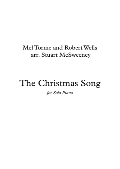 The Christmas Song (Chestnuts Roasting On An Open Fire) (arr. Stuart McSweeney)