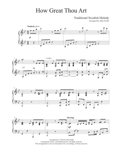 How Great Thou Art (arr. Olin Fields)