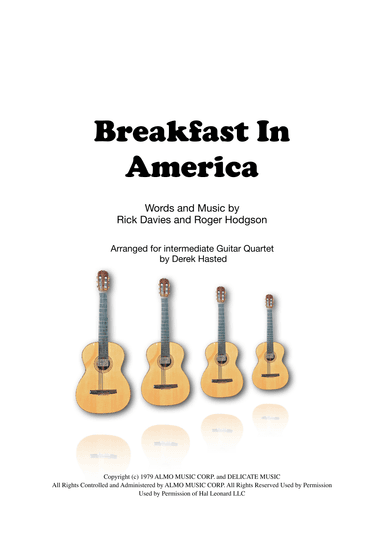 Breakfast In America (arr. Derek Hasted)