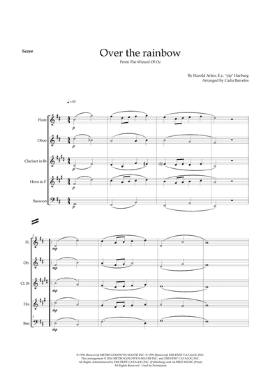 Over The Rainbow (arr. Cadu Barcelos)