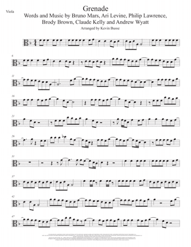 Grenade (arr. Kevin Busse)