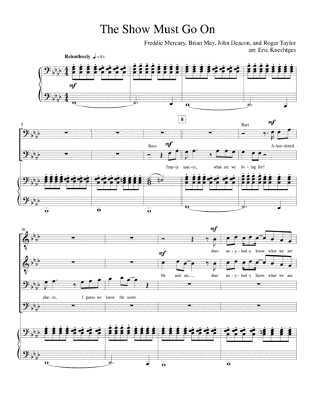 The Show Must Go On (arr. Eric Knechtges)