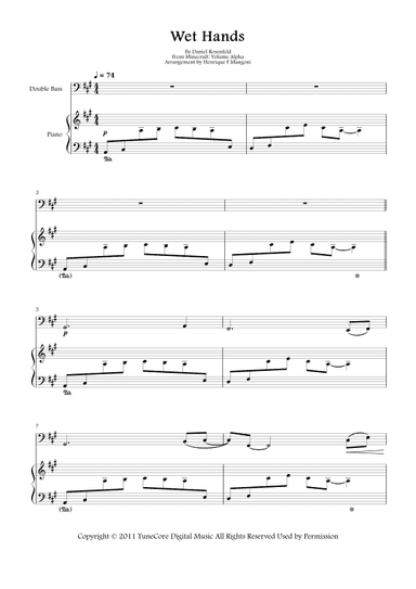 Wet Hands (arr. Henrique F Mangoni)