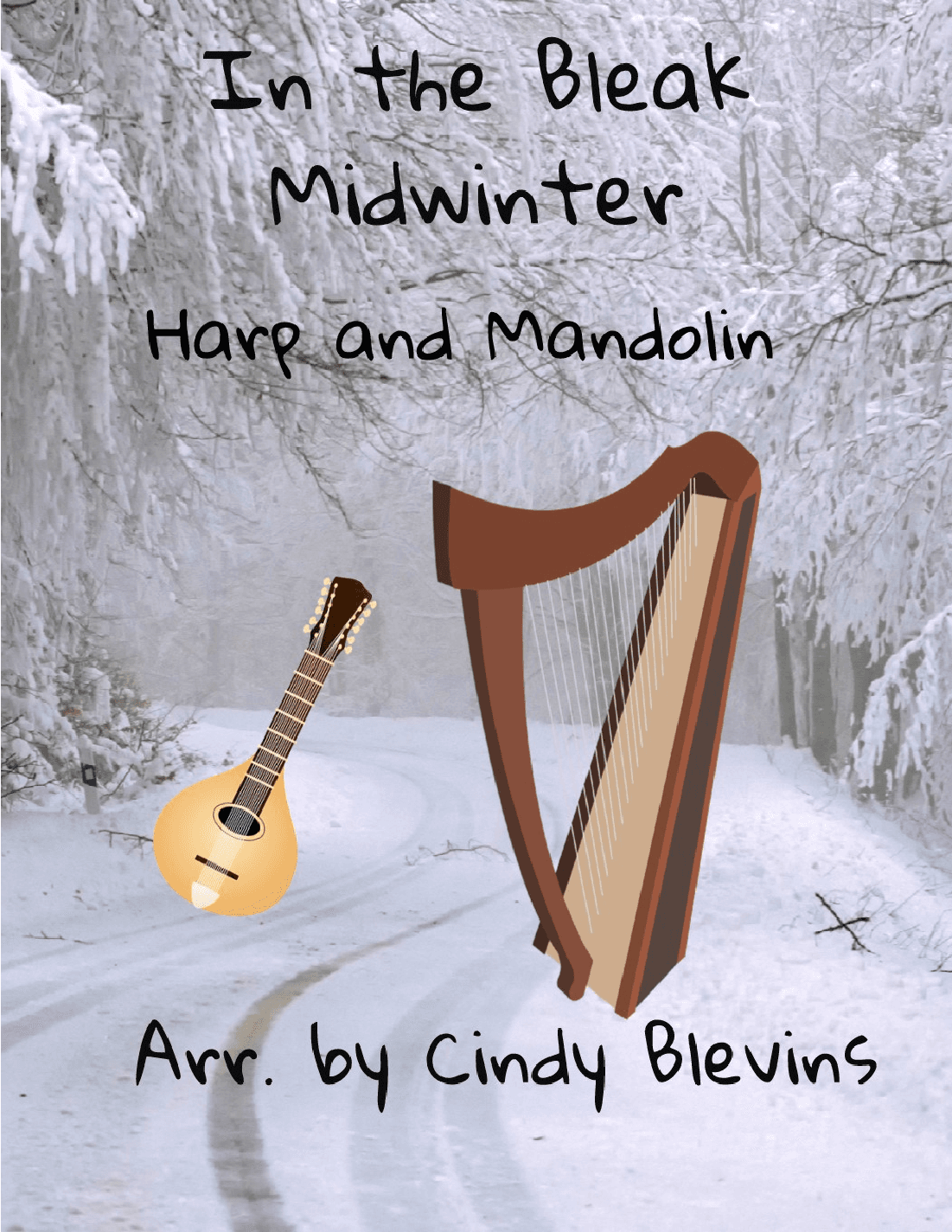 In the Bleak Midwinter, for harp and mandolin (arr. Cindy Blevins)