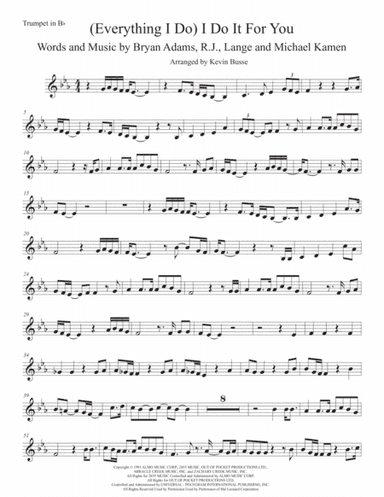 (Everything I Do) I Do It For You (arr. Kevin Busse)