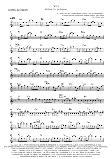 Stay (arr. Jônatas Britto)