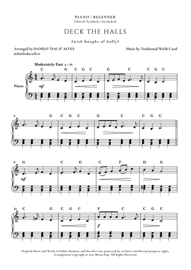 Deck the Halls (arr. Danilo "Daca" Alves)