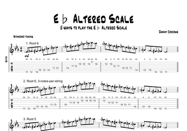 Eb Altered Scale (5 Ways to Play)