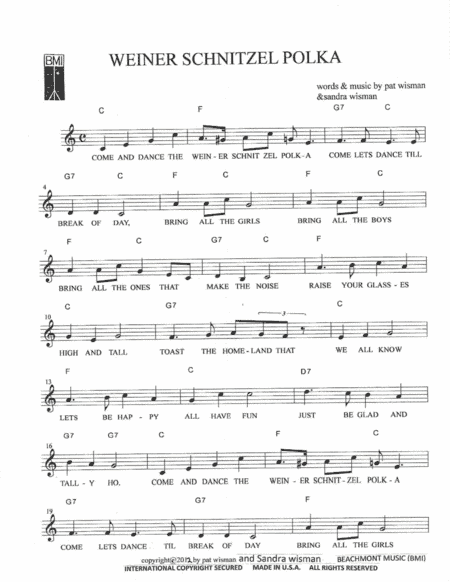 WEINER SNITZEL POLKA