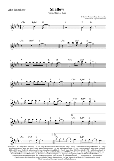 Shallow (arr. Wesley S. SIlva)