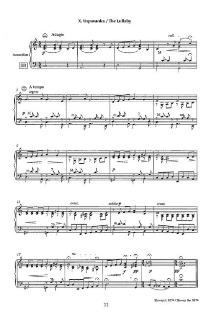 accordeon music for standard and melody bass