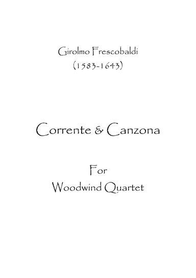 Corrente & Canzona (arr. Spence Bundy)