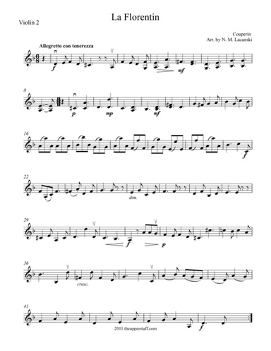 La Florentin (arr. Nick Lacanski)