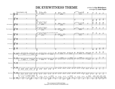 Eyewitness - Film Cues (arr. Luke Papai)