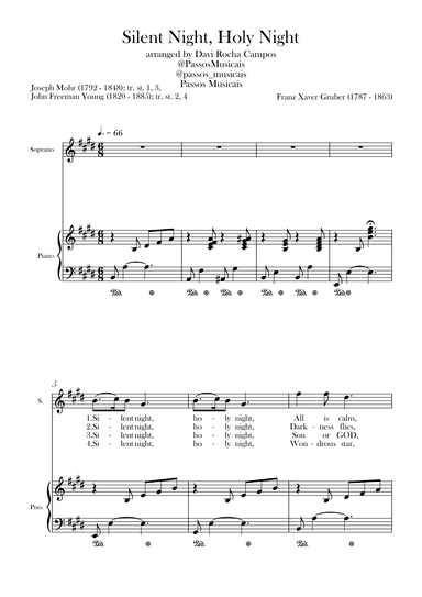 Silent Night, Holy Night (arr. Davi Rocha Campos)