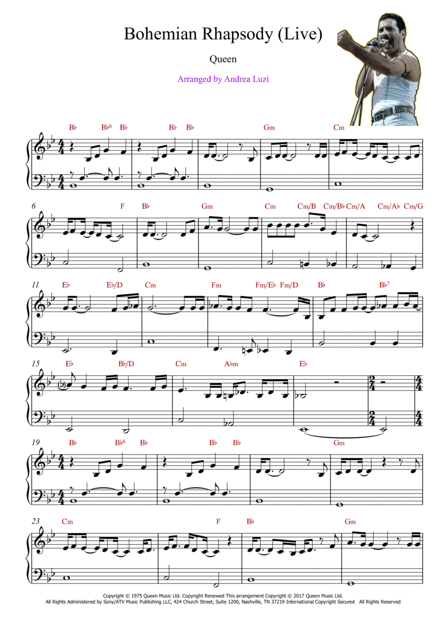 Bohemian Rhapsody (arr. Andrea Luzi)