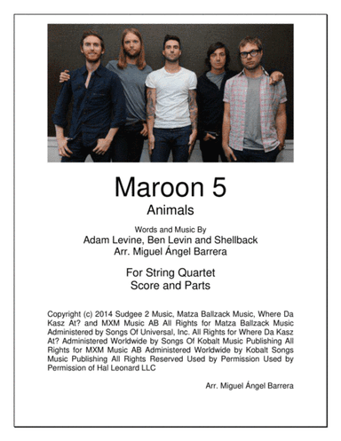 Animals (arr. Miguel Ángel Barrera)