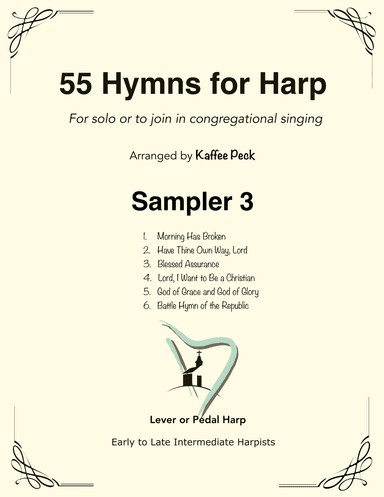 55 Hymns for Harp: Sampler 3 (arr. Kaffee Peck)