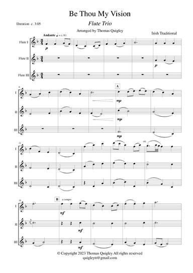 Be Thou My Vision (arr. Thomas Quigley)