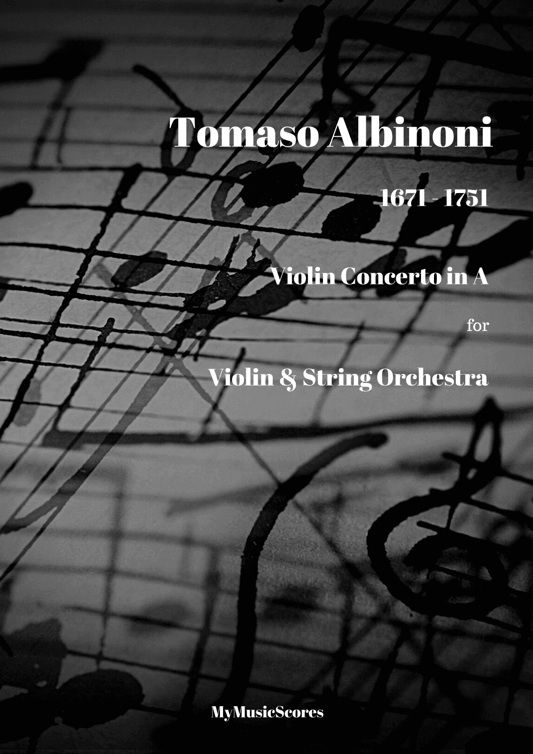 Albinoni Violin Concerto in A for Violin and String Orchestra (arr. Paul Wood)