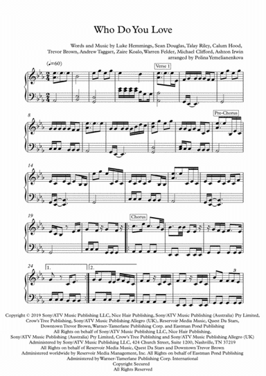 Who Do You Love (arr. Polina Yemelianenkova)