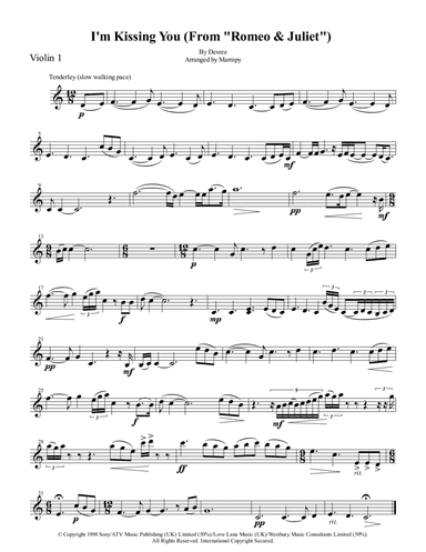 I'm Kissing You (arr. Marmpy)
