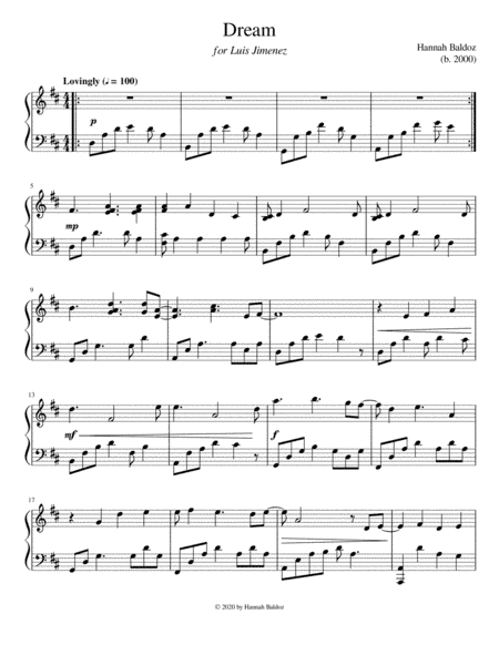 Dream - Hannah Baldoz Music