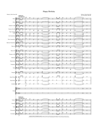 Happy Birthday (Band/Orchestra/Chorus) (arr. Joel Jacklich (ASCAP))