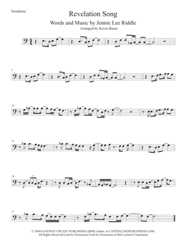 Revelation Song (arr. Kevin Busse)