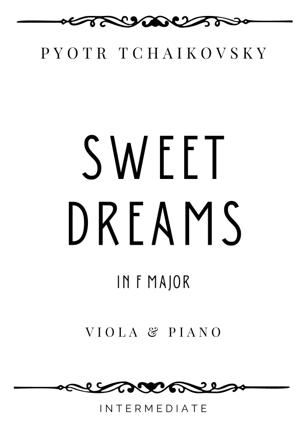 Tchaikovsky - Sweet Dreams in F Major - Intermediate (arr. Piacere Music Sheets)