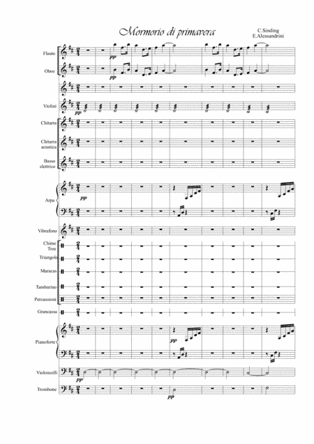 Rustle of Spring (arr. Ester Alessandrini)