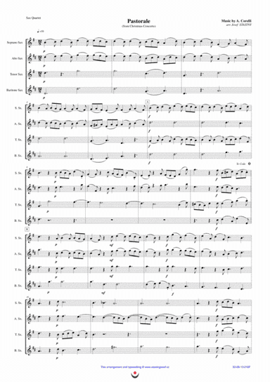 Pastorale (Christmas Concerto) (arr. Josef  STASTNY)