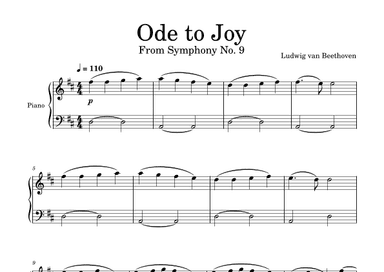 Ode to Joy (from Symphony No. 9) (arr. Felipe Queiroga)