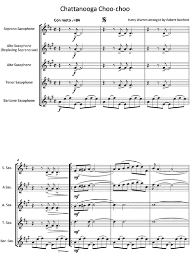 Chattanooga Choo Choo (arr. Robert Rainford)