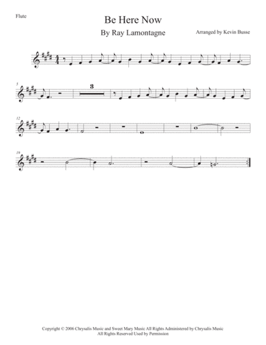 Be Here Now (arr. Kevin Busse)