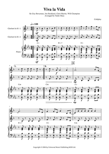 Viva La Vida (arr. Valdir Maia)