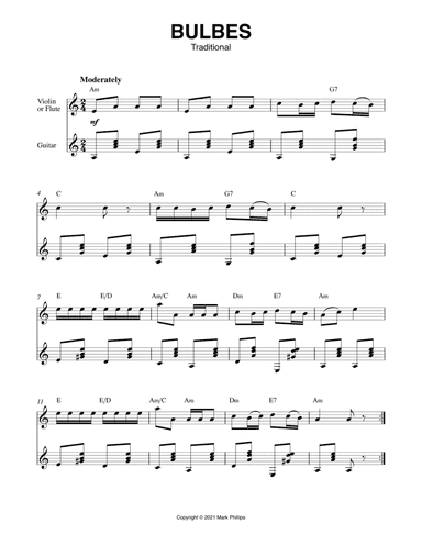 Bulbes (arr. Mark Phillips)