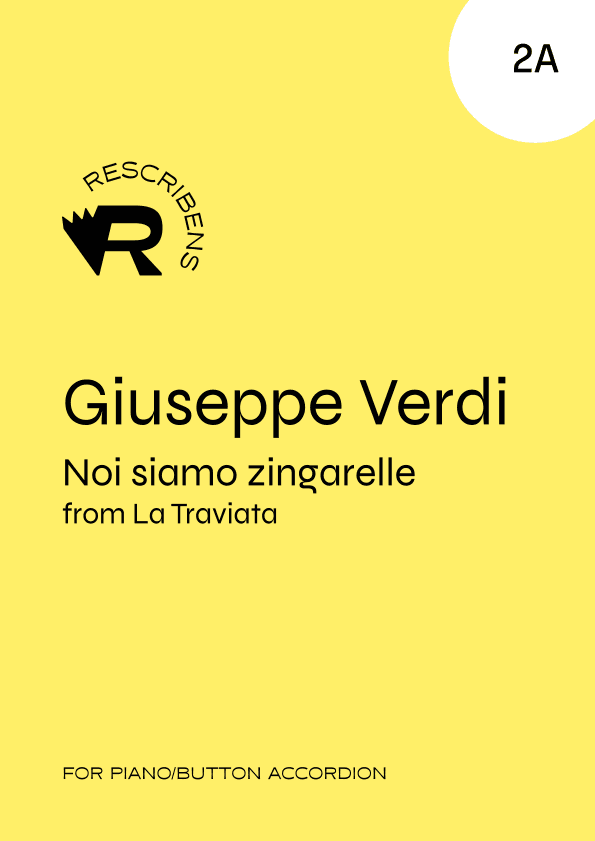 Noi siamo zingarelle (2A) (arr. Stefano Arato)