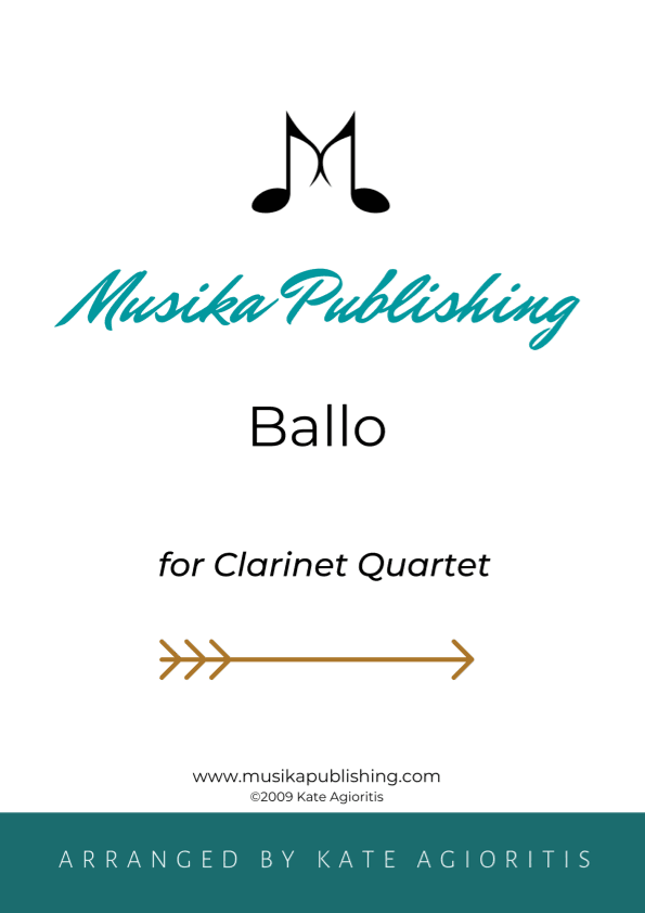 Ballo - for Clarinet Quartet (arr. K. Agioritis)