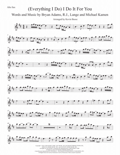 (Everything I Do) I Do It For You (arr. Kevin Busse)